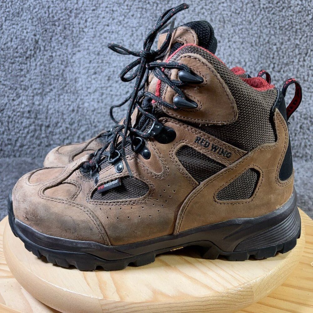 Red Wing Truhiker Boots 667 Mens Size 8 Leather Aluminum Safety Toe Waterproof